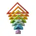 Olly and Oby Wooden Rainbow Architect Triangles