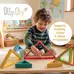 Olly and Oby Wooden Rainbow Architect Triangles