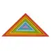 Olly and Oby Wooden Rainbow Architect Triangles