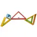 Olly and Oby Wooden Rainbow Architect Triangles