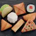 Sensory Play Foods of The World Stones 8 Pack