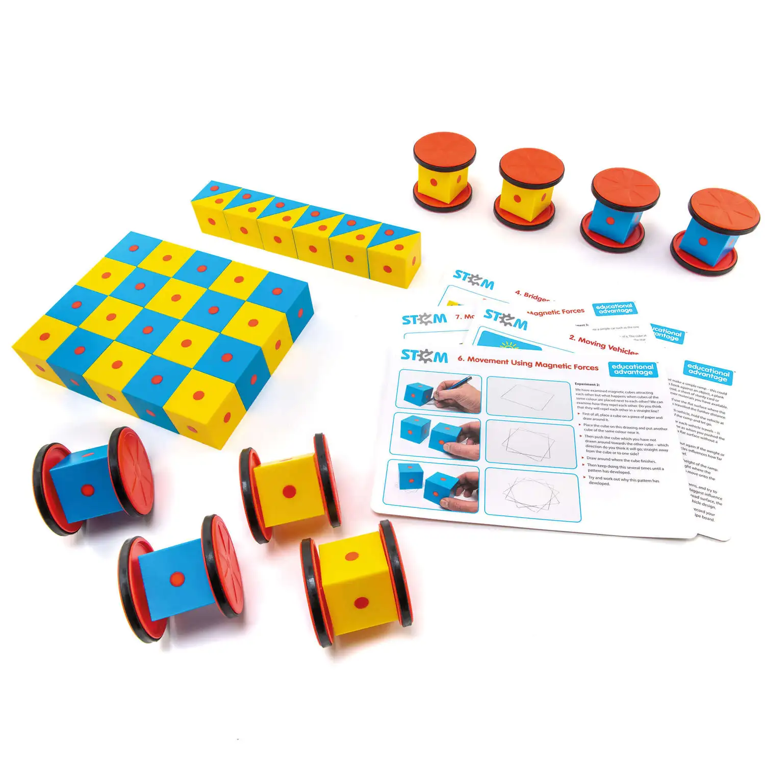 3d Magnetic Blocks Stem Set