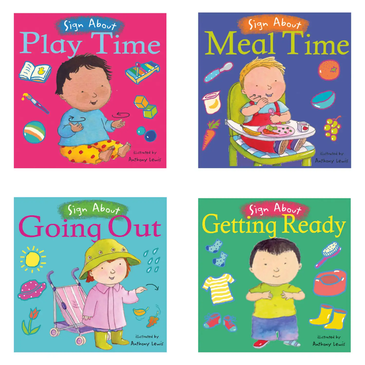 Baby Signing Books Assorted 4 Pack