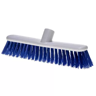 Soclean Stiff Broom Head 12" - Colour: Blue
