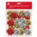 Christmas Gift Bows Assorted Colours 20 Pack