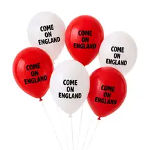 England Party Balloons 12 Pack
