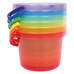 Translucent Colour Bucket 6 Pack