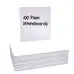 Show Me A4 Dry Wipe Boards Plain 100 Pack