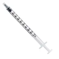 Hypodermic Syringe Luer Slip 1ml 100 Pack