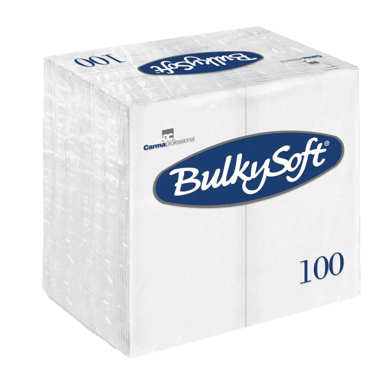 Cocktail Napkins 2 Ply 24x24cm White 100 Pack