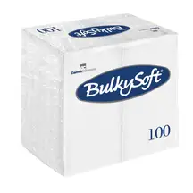 Cocktail Napkins 2 Ply 24x24cm White 100 Pack