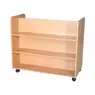 Double Sided Mobile Bookcase