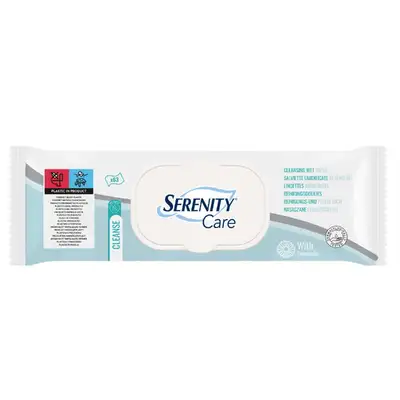Serenity Care Cleansing Wet Wipes 8 x 63 Pack G2p100