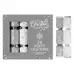 Christmas Cracker Party Box Silver 9 Inch Pack of 24