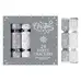 Christmas Cracker Party Box Silver 9 Inch 24 Pack