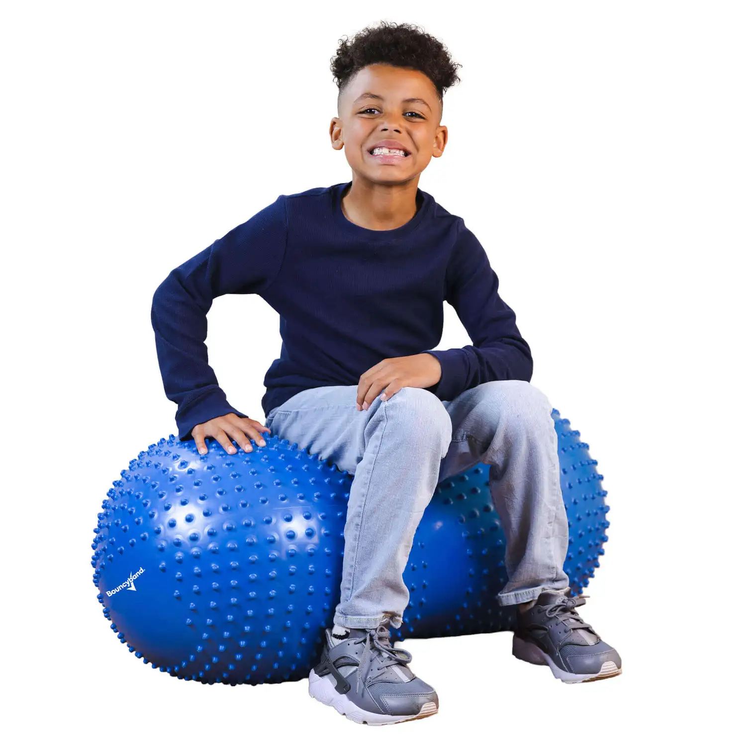 Inflatable Peanut Sensory Roller With Tactile Nubs
