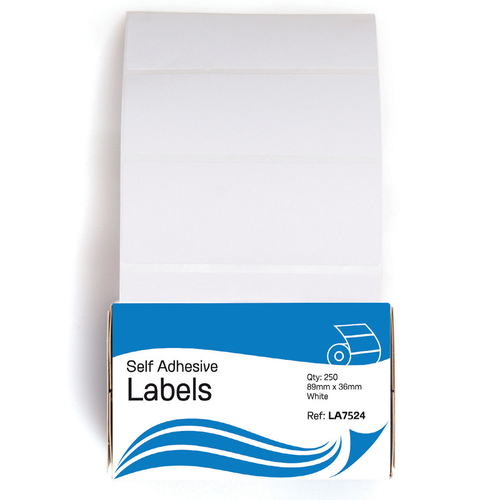 Self Adhesive Labels 36mm x 89mm Box 250 in Bulk Buy And Specials