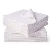 Soclean Microfibre Kids Hand Cloths White 50 Pack