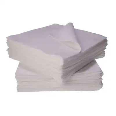 Soclean Microfibre Kids Hand Cloths White 50 Pack G3p95
