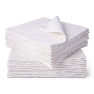 Soclean Microfibre Kids Hand Cloths White 50 Pack G3p99