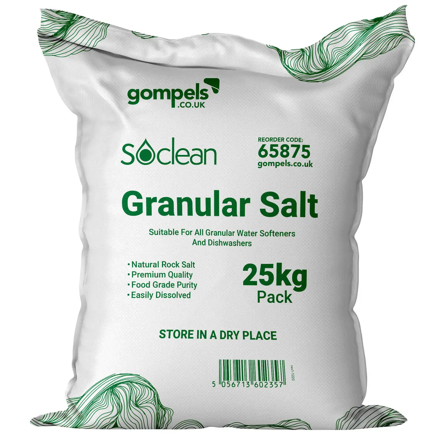 Soclean Granular Salt 25kg G2p100