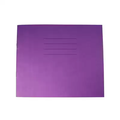 Writy Handwriting Book 6.5" x 8" 40 Page 50 Pack - Colour: Purple 16mm