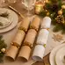 Christmas Cracker Party Box 9 Inch 24 Pack Gold