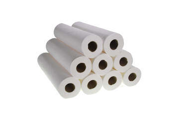 Soclean Premium Couch Roll 2ply White 500mm X 50m 9 Pack Gompels