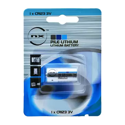Lithium Battery Cr123 12 Pack
