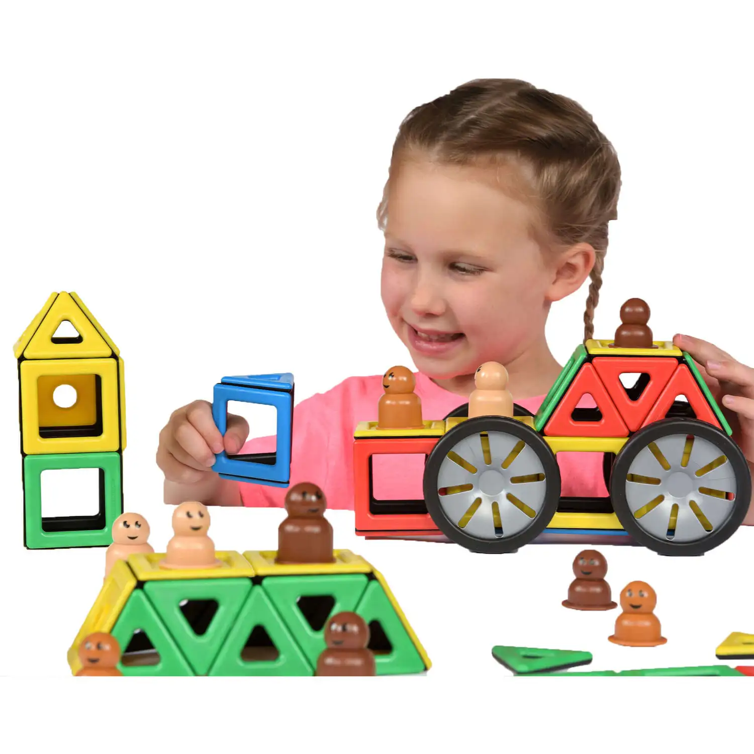 Magnetic Polydron Drivers 92 Pack