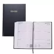 Academic Year Diary 2024/2025 Week To View Black A5