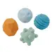 Silicone Sensory Balls Neutral 4 Pack