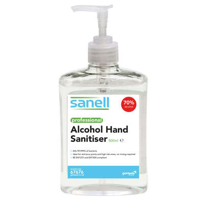 70% Alcohol Hand Sanitiser 500ml