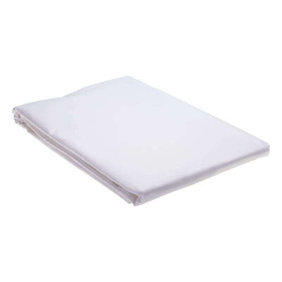 Single Fitted Sheet 100% Cotton White