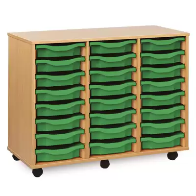 Mobile Drawer Unit With 24 Trays