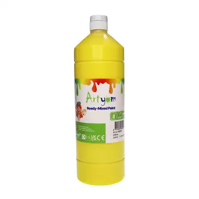 Artyom Ready Mixed Poster Paint 1 Litre - Colour: Yellow