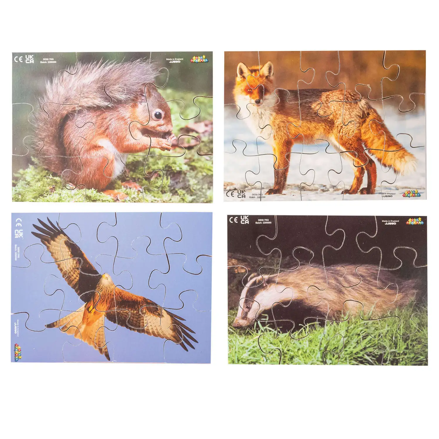 Wildlife Puzzle Puzzle 18 Piece 8 Pack