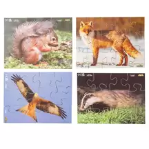 Wildlife Puzzle Puzzle 18 Piece 8 Pack