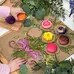 Sensory Play Flower Stones 8 Pack