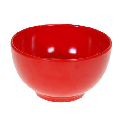 Swixz Melamine Cereal Bowl 5" / 125mm 6 Pack - Colour: Red