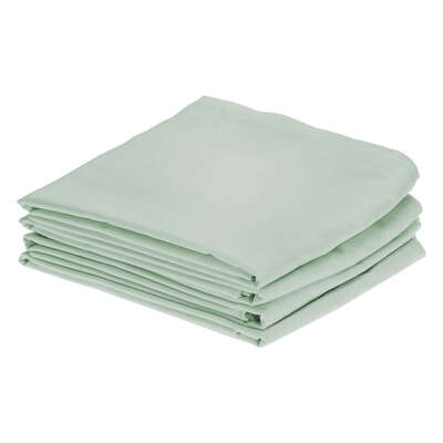 Fire Retardant Bedding Set Pale Green - Type: Pillowcase Pair 4 Pack