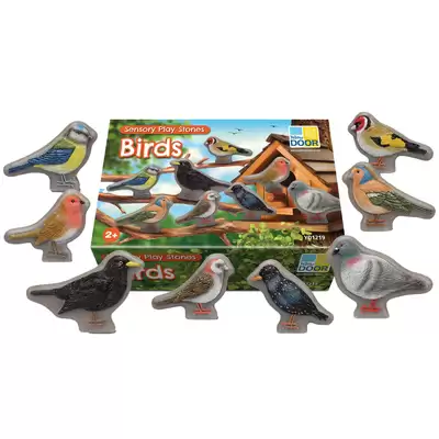 Sensory Play Bird Stones 8 Pack