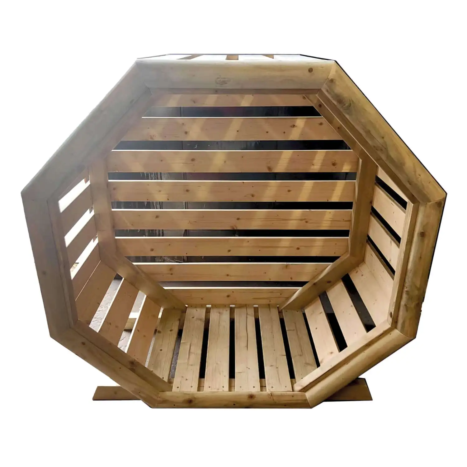 Wooden Reading Pod With Seat