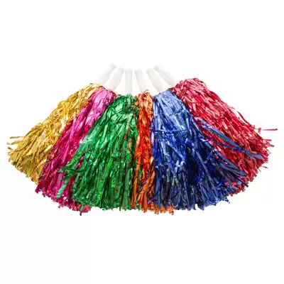 Cheerleader Pom Poms Assorted 6 Pack