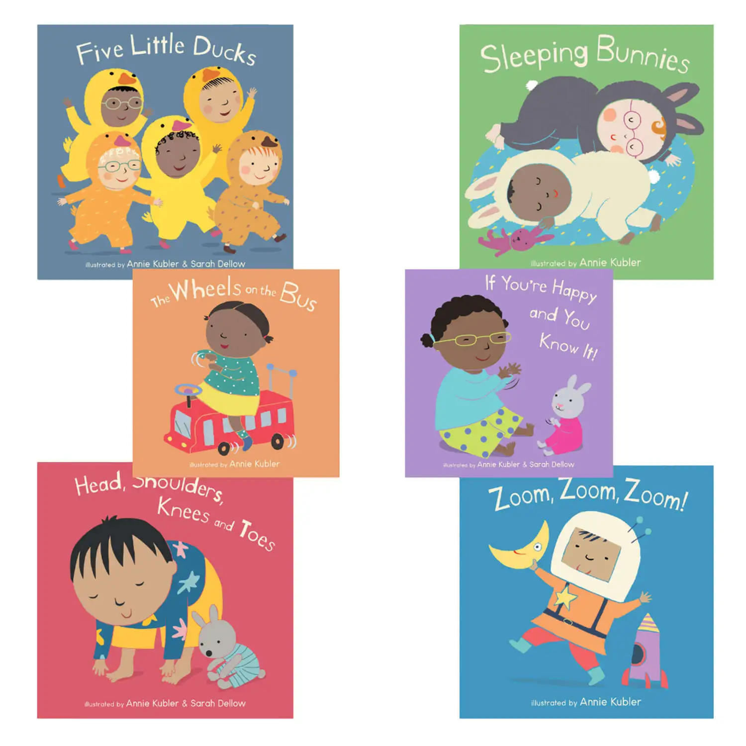 Baby Rhyme Time Books Assorted 6 Pack Gompels Care & Nursery Supply