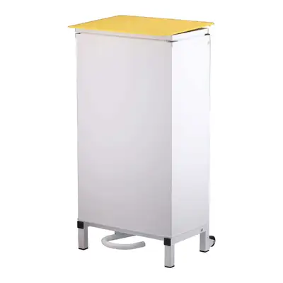 Soclean Enclosed Sack Holder Yellow Lid 50l G2p100