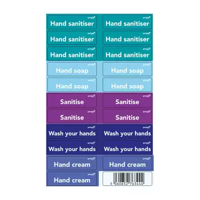 Dispenser Identification Labels 22 Sheet