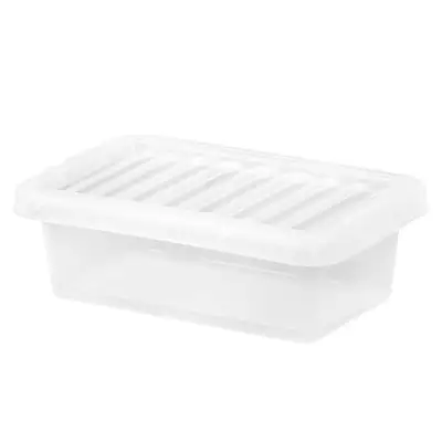 Wham Storage Box and Lid Clear 4 Litre 12 Pack G3p70