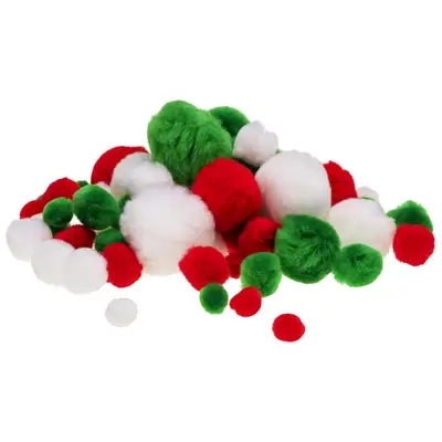 Artyom Pom Poms Christmas Assorted 500 Pack G2p100