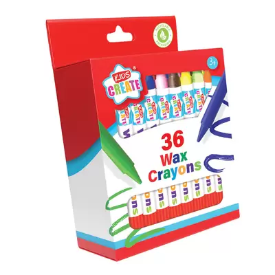 Crayons Assorted 36 Pack